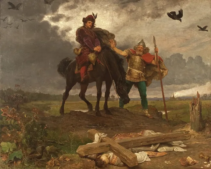 Framed Print : King Casimir I the Restorer Returning to Poland, 1893. Creator: Gerson, Wojciech (1831-1901) Framed Print : King Casimir I the Restorer Returning to Poland, 1893. Creator: Gerson, Wojciech (1831-1901)