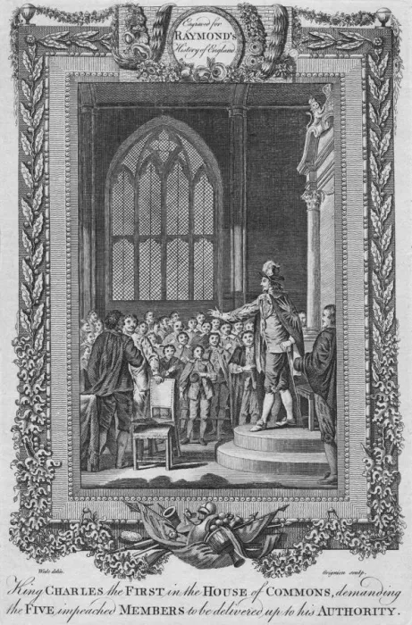 Framed Print : King Charles the First in the House of Commons, c1787 Framed Print : King Charles the First in the House of Commons, c1787