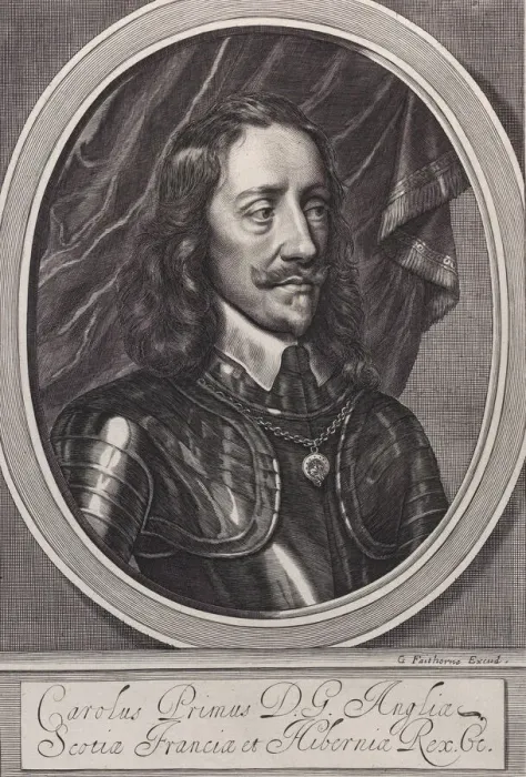 Framed Print : King Charles I, ca. 1658 Creator: William Faithorne Framed Print : King Charles I, ca. 1658 Creator: William Faithorne