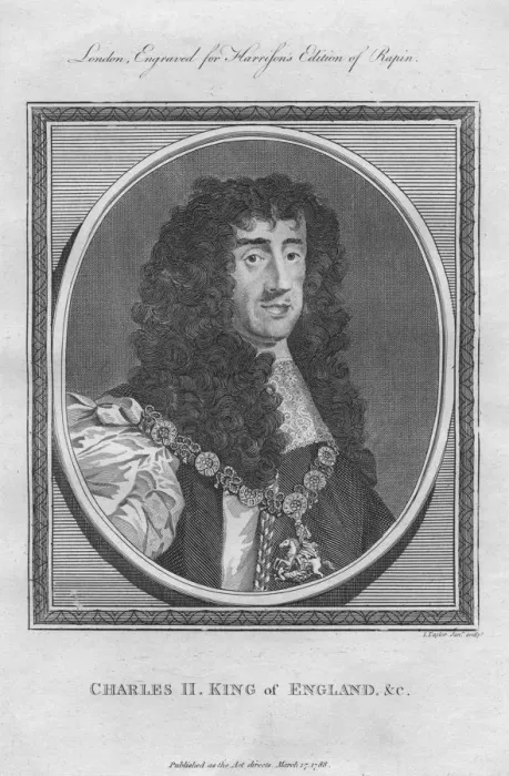 Framed Print : King Charles II, 1788 Framed Print : King Charles II, 1788