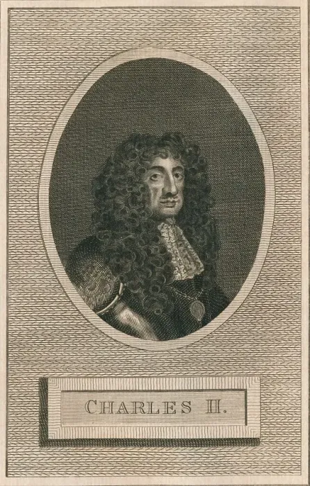 Framed Print : King Charles II, 1793 Framed Print : King Charles II, 1793