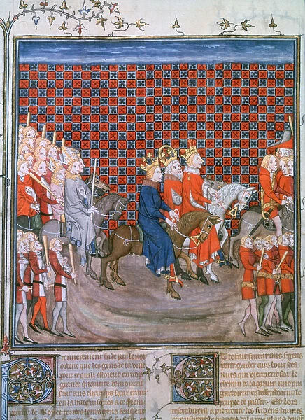 King Charles IV entering Paris, (1375-1379)
