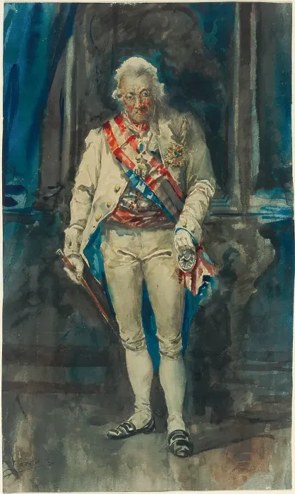 Framed Print : King Charles IV of Spain, n.d. Creator: Eugenio Lucas Velázquez Framed Print : King Charles IV of Spain, n.d. Creator: Eugenio Lucas Velázquez