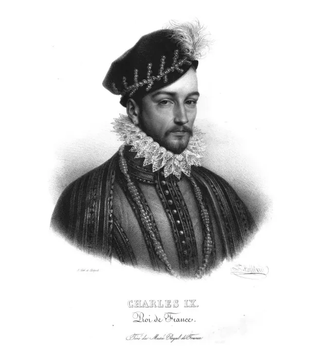 Framed Print : King Charles IX of France, (c1820s). Artist: Zephirin Felix Jean Marius Belliard Framed Print : King Charles IX of France, (c1820s). Artist: Zephirin Felix Jean Marius Belliard