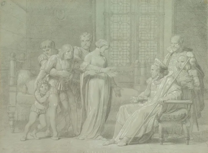 Framed Print : King Charles VIII of France with the Dying Gian Galeazzo Sforza at Pavia, 1775-1860 Framed Print : King Charles VIII of France with the Dying Gian Galeazzo Sforza at Pavia, 1775-1860