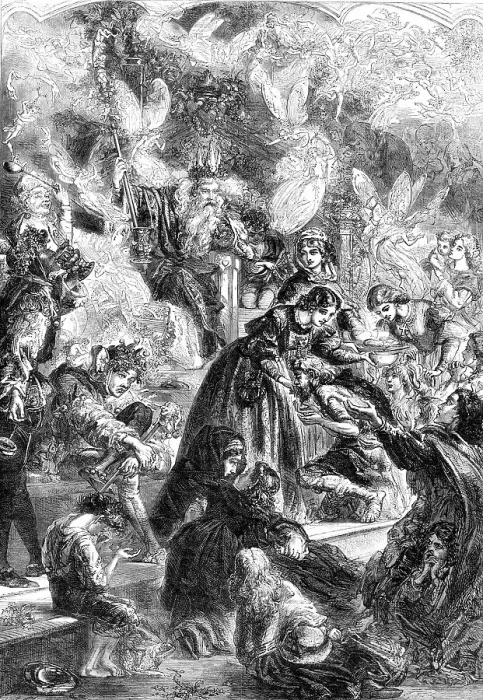 Framed Print : King Cheer - drawn by James Godwin, 1864. Creator: Mason Jackson Framed Print : King Cheer - drawn by James Godwin, 1864. Creator: Mason Jackson
