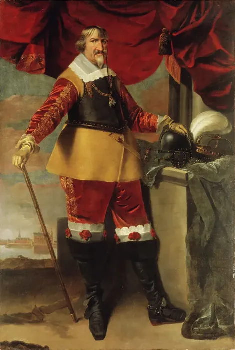 Framed Print : King Christian IV of Denmark, 1577-1648, between c.1643 and c.1643. Creator: Karel van Mander III