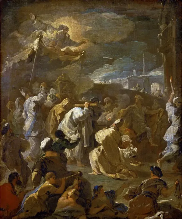 Framed Print : King David bearing the Ark of the Covenant into Jerusalem Framed Print : King David bearing the Ark of the Covenant into Jerusalem
