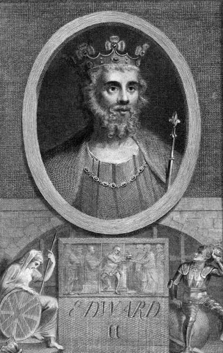 Framed Print : King Edward II of England, (1284-1327) Framed Print : King Edward II of England, (1284-1327)
