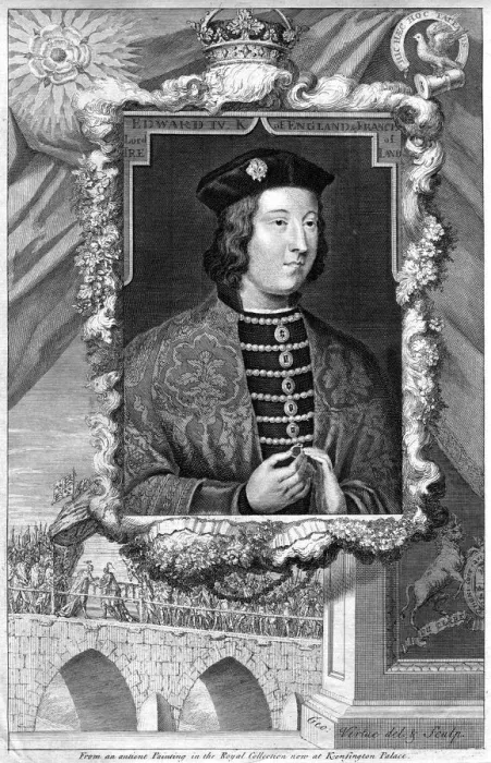 Framed Print : King Edward IV of England. Artist: George Vertue Framed Print : King Edward IV of England. Artist: George Vertue