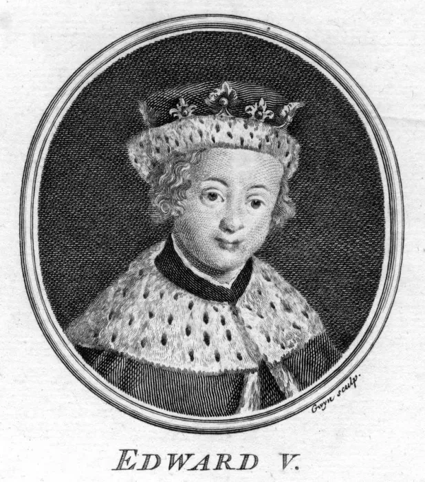 Framed Print : King Edward V of England, (1470-1483). Artist: Gwyn Framed Print : King Edward V of England, (1470-1483). Artist: Gwyn