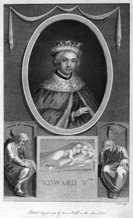 Framed Print : King Edward V of England, (1788). Artist: Cook Framed Print : King Edward V of England, (1788). Artist: Cook