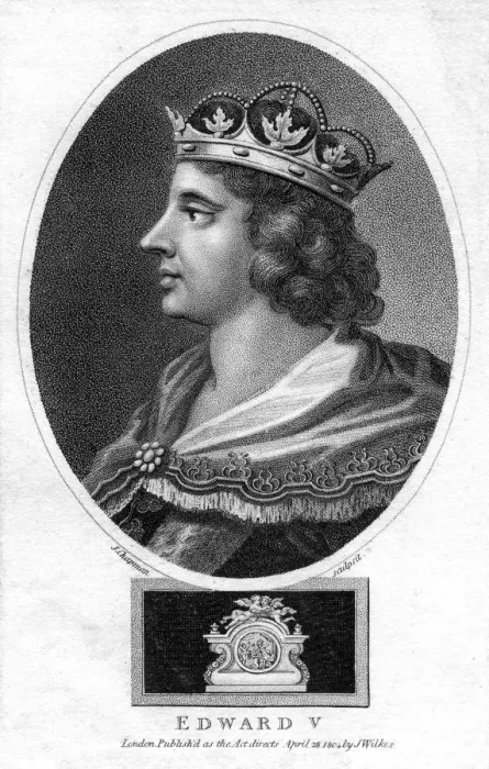 Framed Print : King Edward V of England, (1804). Artist: J Chapman Framed Print : King Edward V of England, (1804). Artist: J Chapman