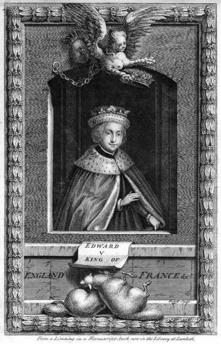 Framed Print : King Edward V of England, (18th century). Artist: James Hulett Framed Print : King Edward V of England, (18th century). Artist: James Hulett