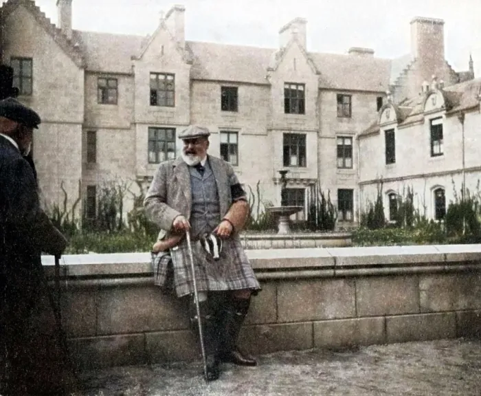 Framed Print : King Edward VII (1841-1910) at Balmoral, Scotland, 1908. Creator: Queen Alexandra Framed Print : King Edward VII (1841-1910) at Balmoral, Scotland, 1908. Creator: Queen Alexandra