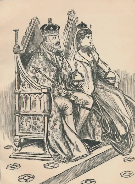 Framed Print : King Edward VII and Queen Alexandra, c1907 Framed Print : King Edward VII and Queen Alexandra, c1907