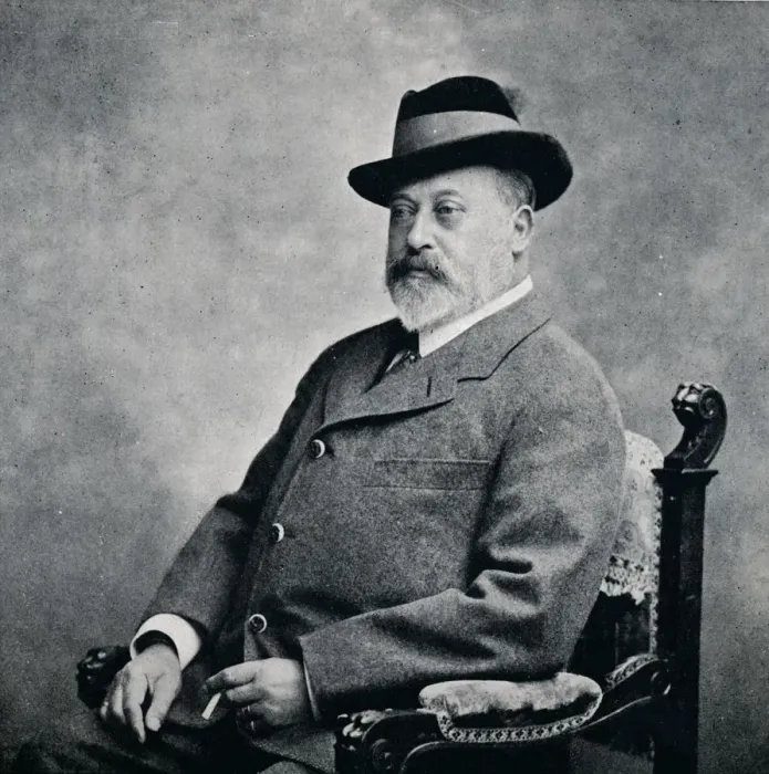 Framed Print : King Edward VII in a Tyrolean hat, 1903 (1911) Framed Print : King Edward VII in a Tyrolean hat, 1903 (1911)