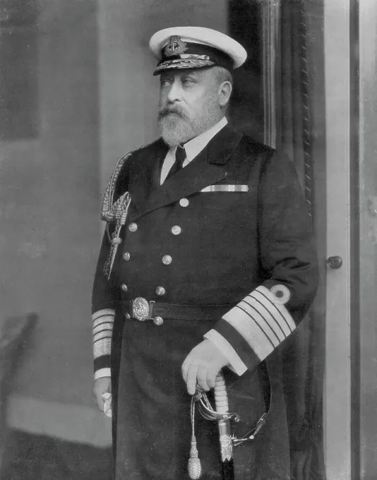 Framed Print : King Edward VII, as a Yachtsman, 1910 Framed Print : King Edward VII, as a Yachtsman, 1910