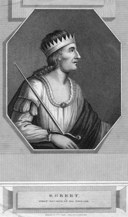 Framed Print : King Egbert of Wessex, first king of all England Framed Print : King Egbert of Wessex, first king of all England