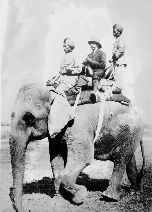 Framed Print : King Emperor's Hunt in India, 1911. Creator: Bain News Service Framed Print : King Emperor's Hunt in India, 1911. Creator: Bain News Service