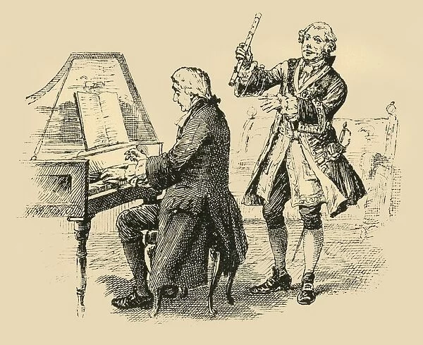 The King exclaimed repeatedly, Only one Bach! Only one Bach!, (1907)