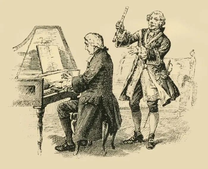 Framed Print : The King exclaimed repeatedly, Only one Bach! Only one Bach!, (1907)