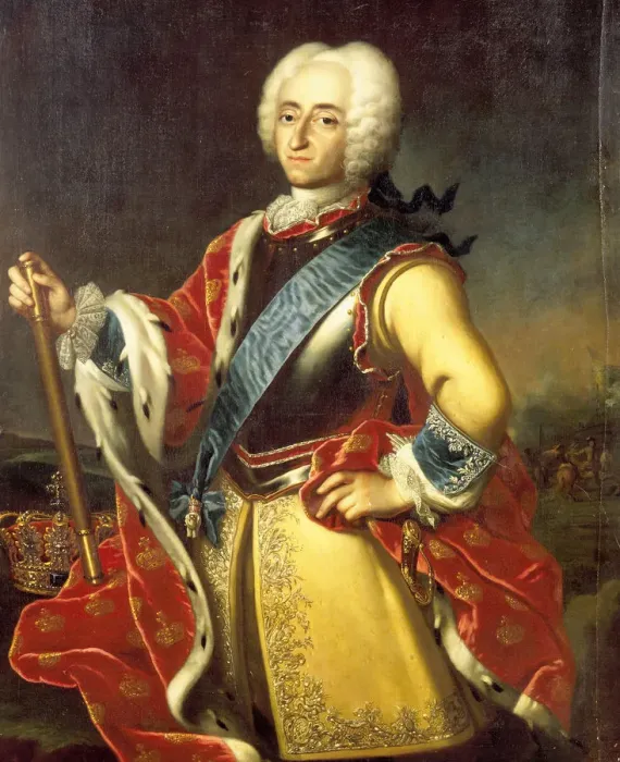 Framed Print : King Frederick IV of Denmark and Norway (1671-1730), First third of 18th cen Creator: Wahl Framed Print : King Frederick IV of Denmark and Norway (1671-1730), First third of 18th cen Creator: Wahl