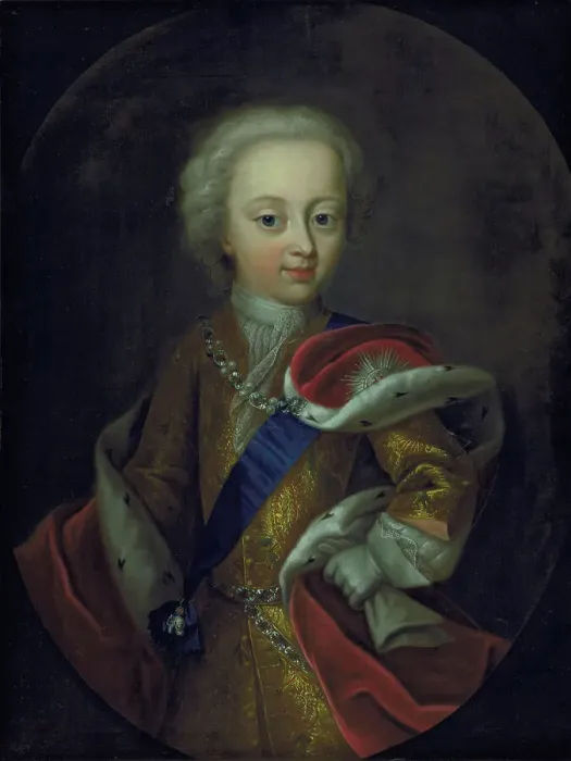 Framed Print : King Frederik V as a boy, 1730-1800. Creator: Unknown Framed Print : King Frederik V as a boy, 1730-1800. Creator: Unknown