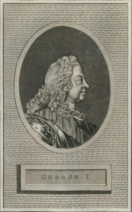 Framed Print : King George I, 1793 Framed Print : King George I, 1793