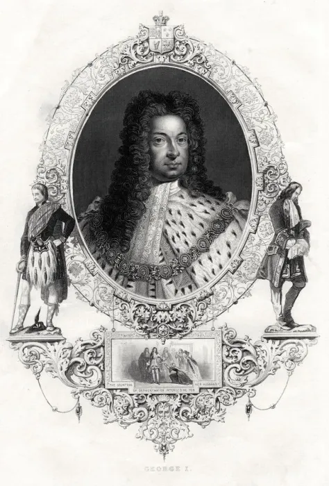 Framed Print : King George I, 1860 Framed Print : King George I, 1860