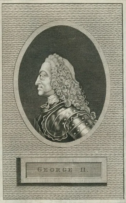 Framed Print : King George II, 1793 Framed Print : King George II, 1793