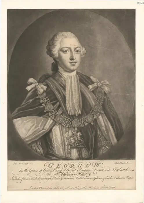 Framed Print : King George III of the United Kingdom (1738-1820), 1760 Framed Print : King George III of the United Kingdom (1738-1820), 1760