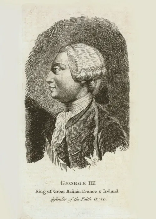 Framed Print : King George III of the United Kingdom (1738-1820), 1881 Framed Print : King George III of the United Kingdom (1738-1820), 1881