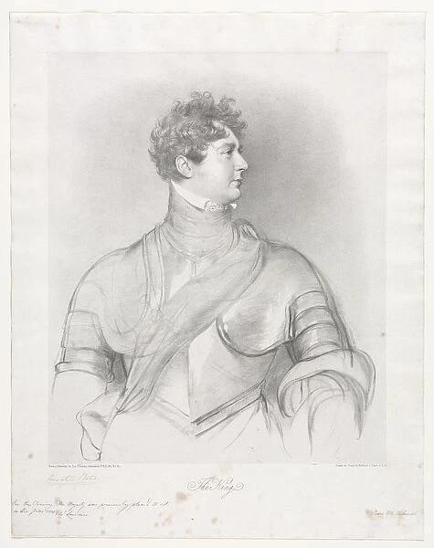 The King, George IV of Great Britain. Creator: Richard James Lane (British, 1800-1872)