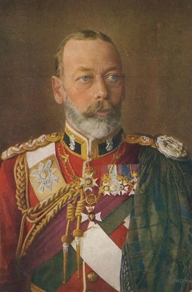 King George V (1865-1936) as Colonel-in-Chief of The Black Watch