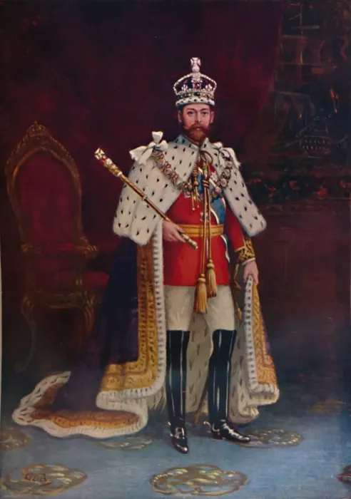 Framed Print : King George V, 1917. Artist: Garratt & Atkinson Framed Print : King George V, 1917. Artist: Garratt & Atkinson