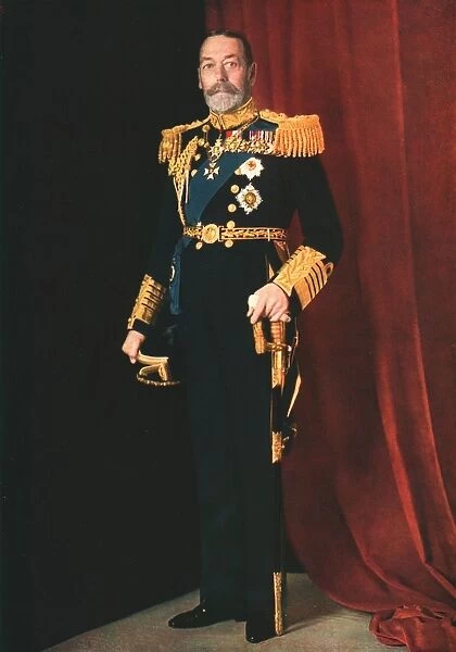King George V, 1935. Artist: Finlay Colour Ltd