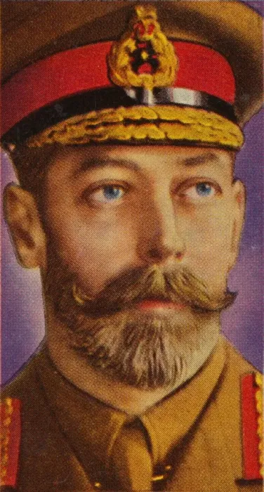 Framed Print : King George V in field dress during the First World War, c1914-c1918 (1935) Framed Print : King George V in field dress during the First World War, c1914-c1918 (1935)