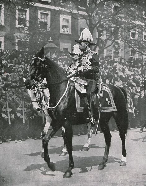 King George V at the funeral of his father King Edward VII, London, 20 May 1910. Creator: Unknown