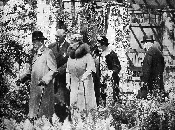 King George V and Queen Mary at the Chelsea Flower Show, London, 1930s