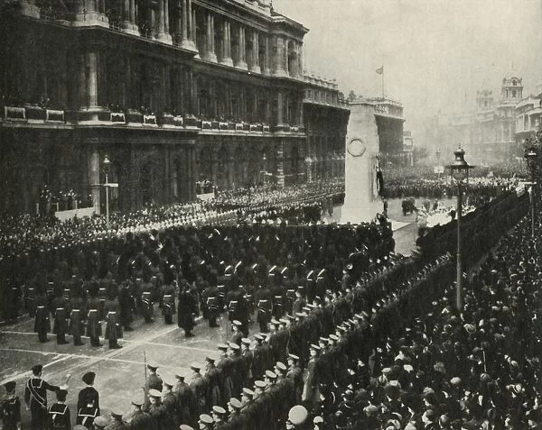 King George VI Attending Armistice Day Ceremony at the Cenotaph, Whitehall, Nov 11th, 1936, 1937