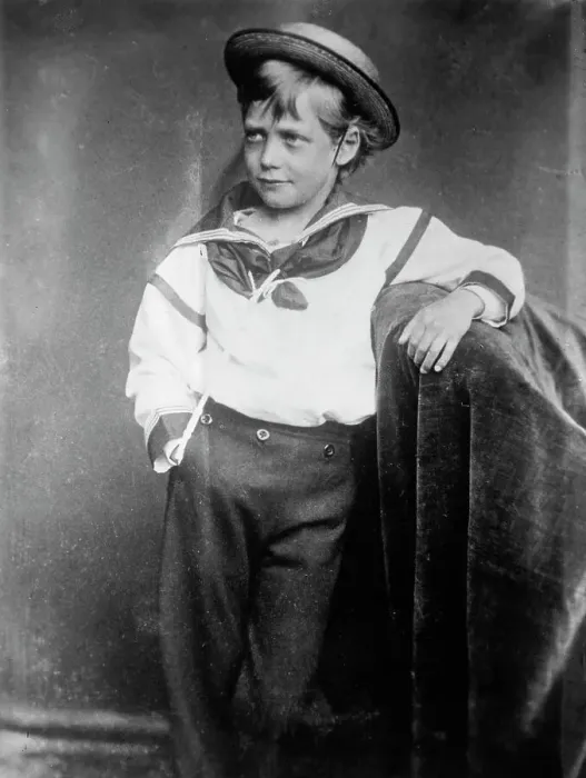 Framed Print : King George as young boy, 1870, 1911. Creator: Bain News Service Framed Print : King George as young boy, 1870, 1911. Creator: Bain News Service