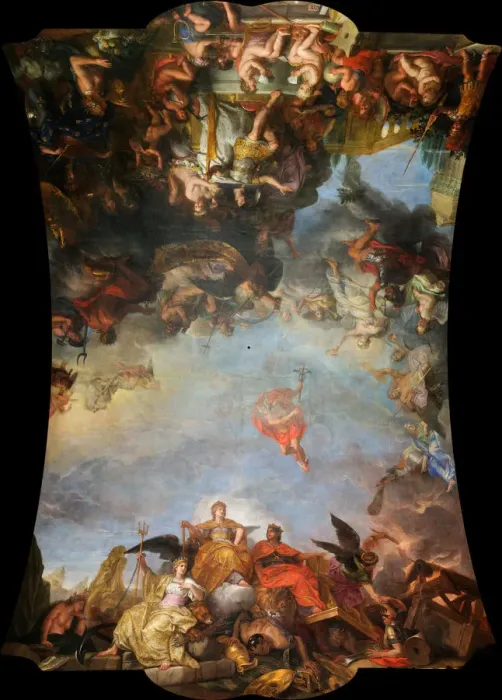 Framed Print : The King governs by himself, 1661, 1680s. Artist: Le Brun, Charles (1619-1690) Framed Print : The King governs by himself, 1661, 1680s. Artist: Le Brun, Charles (1619-1690)