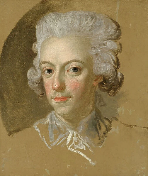 King Gustav III of Sweden. Sketch, c18th century. Creator: Lorens Pasch the Younger