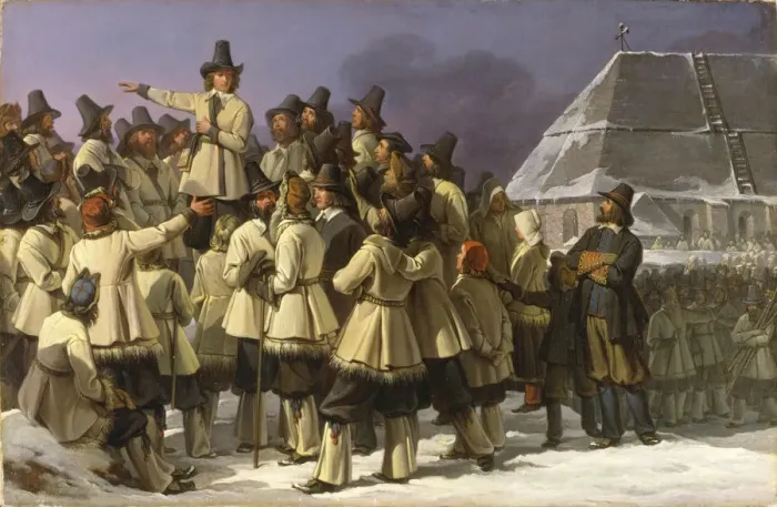 Framed Print : King Gustav Vasa of Sweden Addressing Men from Dalarna in Mora, 1836 Framed Print : King Gustav Vasa of Sweden Addressing Men from Dalarna in Mora, 1836