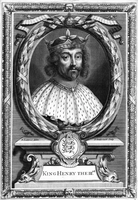 Framed Print : King Henry III of England. Artist: P Vanderbanck Framed Print : King Henry III of England. Artist: P Vanderbanck