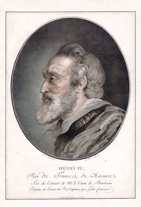 Framed Print : King Henry IV of France, 1777 Framed Print : King Henry IV of France, 1777