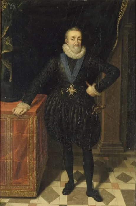 Framed Print : King Henry IV of France. Artist: Pourbus, Frans, the Younger (1569-1622) Framed Print : King Henry IV of France. Artist: Pourbus, Frans, the Younger (1569-1622)