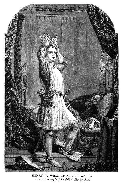 King Henry V (1387-1422) when he was the Prince of Wales