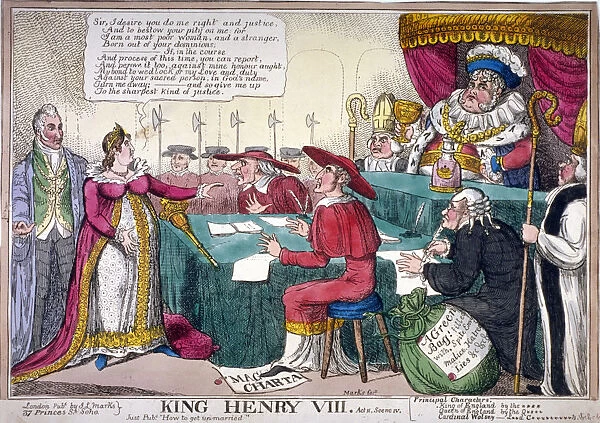 King Henry VIII, act II, scene iv, c1820. Artist